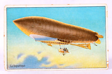 La Republique Zeppelin French Airship TUCK'S Series 406 c1909 Aviation Postcard picture