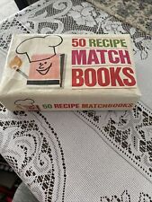 1968  Matchbook Recipe Hunt-Wesson Foods Box Of Matches Sealed picture