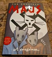 The Complete Maus Hardcover By Art Spiegelman Graphic Novel Holocaust Hc/dj picture