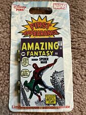 Disney Parks 2023 Marvel First Appearance AMAZING FANTASY SPIDERMAN  LE2000  Pin picture