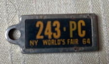Vintage 1964 New York World's Fair DAV Key Chain License Plate picture