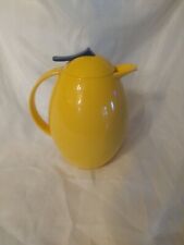 Vintage Yellow Emsa Melody Germany serving Insulated Carafe Art Deco Pop Art picture