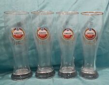 (Four) Amstel Bier Wheat Beer Glass 9