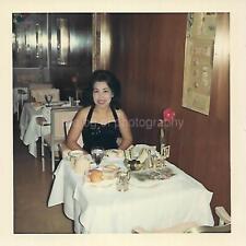 AS SHE WAS THEN Pretty Woman FOUND PHOTOGRAPH Color ORIGINAL Vintage 41 56 S picture