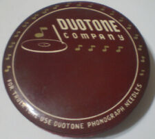 Rare Vintage 78 RPM DUOTONE Record Duster Brush Phonograph Round EARTH ANGEL picture