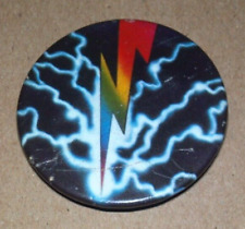 1982 LIGHTNING BOLT Pin Button Badge Pinback Sky Entertainment EH Mason picture