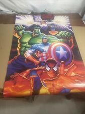 1996 Marvel Super Heroes Crossover Poster, Greg & Tim Hildebrandt Artists 23x35 picture