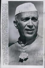 1955 Press Photo India's Prime Minister Jawaharlal Nehru Escaped Assassination picture