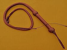  Whip 10 Feet Leather Bull Whip Hunter for Hours Training Whip SS-17420 picture