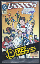 DC Comics Vintage Legionnaires #1 Factory Sealed Polybag With Computo Card 1993 picture