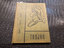 1955 EAST TROY HIGH SCHOOL annual yearbook (TROJAN) EAST TROY WISCONSIN picture