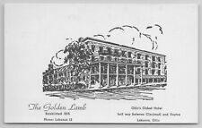 Postcard The Golden Lamb Lebanon Ohio OH Hotel Art Drawing picture