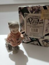 Enesco Pretty As A Picture Porcelain Figurine 184713 “Bringing Christmas Cheer”  picture