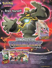 Pokemon Promo Ad For Diamond & Pearl Tcg Ad Y2K 2000S Vtg Print Ad 8X11 #6 picture