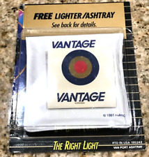 Vantage Cigarettes Pocket Ashtray & Matches Space Technology 1991 Tobacco RJR picture