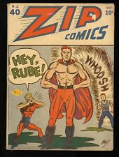 Zip Comics #40 VG+ 4.5 (Restored) Irv Novick Cover and Art Archie 1943 picture