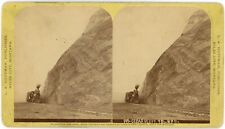 MONTANA SV - NPRR - Steam Train in Badlands - LA Huffman 1880s picture