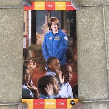 NASA Inspire The Next Generation Poster. Woman Astronaut 12”x24” picture