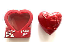 M & M  Candy Set Holiday Valentines Heart and Picture Photo Frame Collectible picture