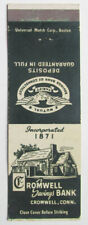 Cromwell Savings Bank - Cromwell, Connecticut 20 Strike Matchbook Cover CT Match picture