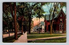 Warren OH-Ohio, Mahoning Avenue Looking North, Antique Vintage Souvenir Postcard picture