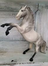 Vintage BREYER Horse ~ King Fighting Stallion #32 Glossy Grey Appaloosa 1961-66 picture