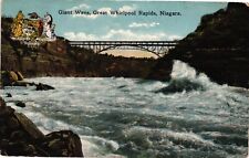 Vintage Postcard - 1917 Giant Wave Great Whirlpool Rapid Niagara Canada DB Post picture