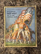 1966 East-West Shrine All-Star Football Game Program picture