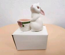 Vintage Avon 1980 Bunny Bright Candle Holder In Box Easter New picture
