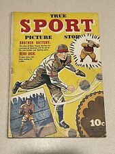 True Sport Picture Stories Vol. 2 #2  1943 Vintage Comic 1940’s picture