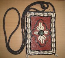 INDIA RARE OLD - PURSE WITH NICE WORK WITH 2 POCKETS SIZE 7.1/2 '' X 5.1/4 ''  picture