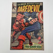 Daredevil #43 CAPTAIN AMERICA COVER | JACK KIRBY / CLASSIC COVER picture