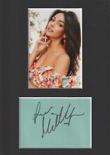 Michelle Keegan HAND Signed A4 Mount, Autograph, Coronation Street picture