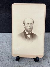 Antique CDV Photo - Bearded Man, by C.. L. Burpee picture