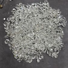 VINTAGE PREOWNED 16 -20 - 30 MM  CRYSTAL BEADS PRISMS -20 MM SQUARE CLOSEOUT LOT picture