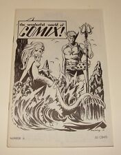ORIG 1971 - THE WONDERFUL WORLD OF COMIX #6 - FANZINE - BUSCEMA - ADAMS - WRIGH picture