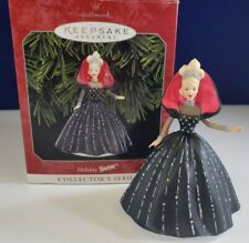 Vintage 1998 Holiday Barbie Doll Hallmark Collector Series Christmas Ornament  picture