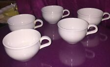 Russell Wright Raindrop IROQUOIS Vintage WHITE  4 restaurant Cups  picture