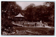 Ramsgate Kent England Postcard Ellington Park c1920's Antique RPPC Photo picture