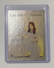 Carly Simon Platinum Plated Limited Artist Signed “Hotcakes” Trading Card 1/1 picture