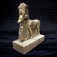 Antiquities Rare Amazing Hathor Cow Ancient Egypt Pharaonic Unique Egyptian BC picture