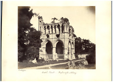 Calotype, Scott's Tomb Dryburgh Abbey Vintage Albumen Print from Paper Nega picture