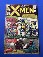The X-MEN # 9   (1965)     AN EPIC BATTLE BETWEEN THE AVENGERS and THE X-MEN picture