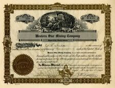 Western Star Mining Co. - Stock Certificate - Mining Stocks picture