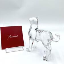 [Box included] Baccarat Figurine 12 Zodiac Year of the Dog Object Crystal Glass picture