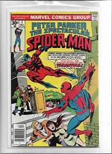 THE SPECTACULAR SPIDER-MAN #1 1976 VERY GOOD-FINE 5.0 4928 TARANTULA picture