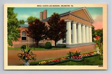 Curtis Lee Mansion Arlington Virginia Postcard picture