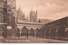 London England UK, The Cloisters, Westminster Abbey, Vintage Postcard picture