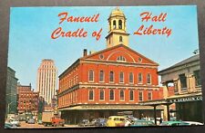 Boston Massachusetts MA Postcard Faneuil Hall Cradle of American Liberty picture