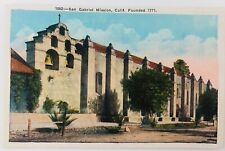 Vintage San Gabriel California CA Mission San Gabriel Archangel Postcard 1341 picture